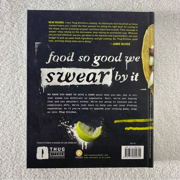 Thug Kitchen Hard Cover Plant Based Cookbook - Picture 2 of 16